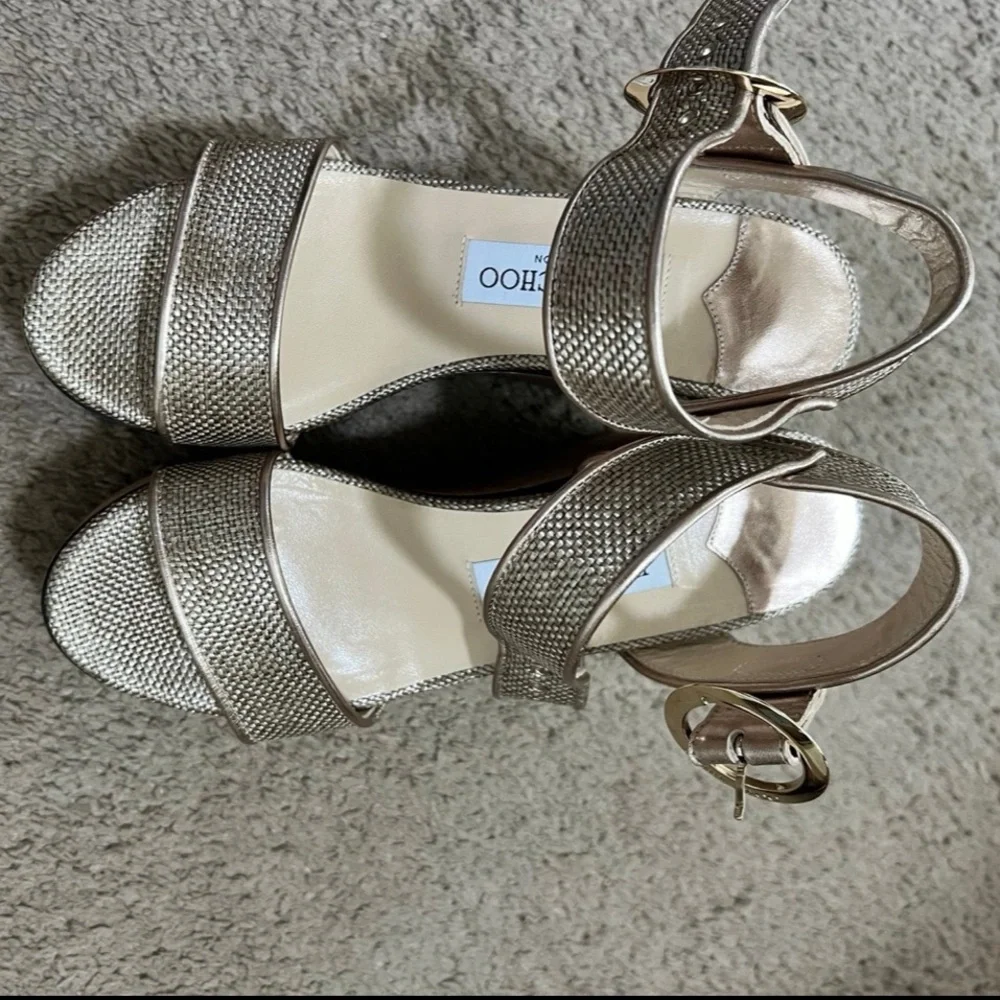 Jimmy Choi cork wedges size 36 - Picture 2 of 3